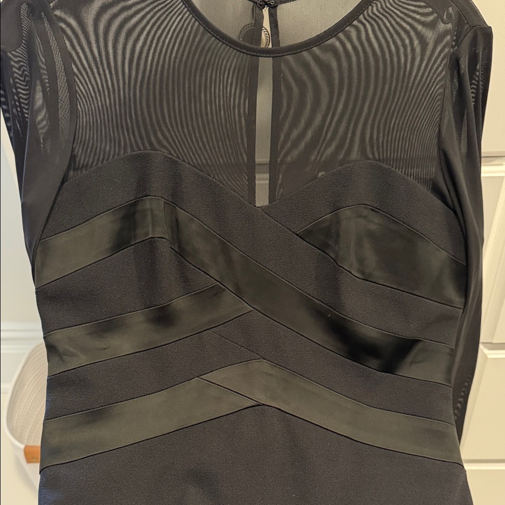 Taylor Black Long Sleeve Dress